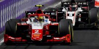 Oscar Piastri beim Rennen der Formel 2 in Dschidda 2021