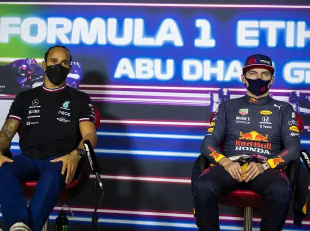 Lewis Hamilton, Max Verstappen Titel-Bild zur News: Lewis Hamilton, Max Verstappen