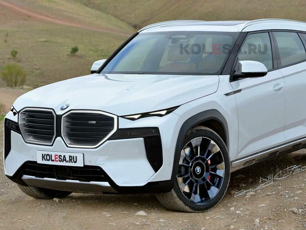 2023 BMW XM production version unofficial rendering