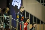 Lewis Hamilton (Mercedes), Max Verstappen (Red Bull) und Carlos Sainz (Ferrari) 