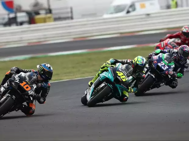 Luca Marini, Valentino Rossi Titel-Bild zur News: Luca Marini, Valentino Rossi