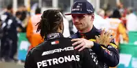 Bild zum Inhalt: Verstappen zieht den Hut vor Hamilton: "Lewis ist ein toller Sportsmann"