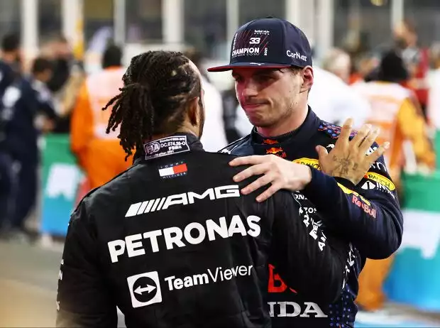 Lewis Hamilton, Max Verstappen Titel-Bild zur News: Lewis Hamilton, Max Verstappen