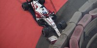 Bild zum Inhalt: Doppelausfall: Räikkönen und Giovinazzi verabschieden sich mit Defekten