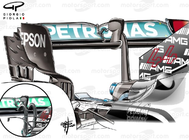 Mercedes Heckflügel Grafik Mercedes Heckflügel Grafik