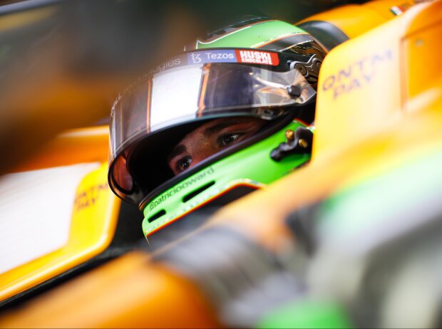 Titel-Bild zur News: Patricio O'Ward (McLaren) im Formel-1-Test von Abu Dhabi 2021