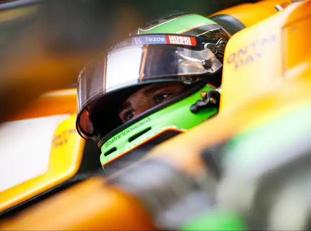 Patricio O'Ward (McLaren) im Formel-1-Test von Abu Dhabi 2021 Titel-Bild zur News: Patricio O'Ward (McLaren) im Formel-1-Test von Abu Dhabi 2021