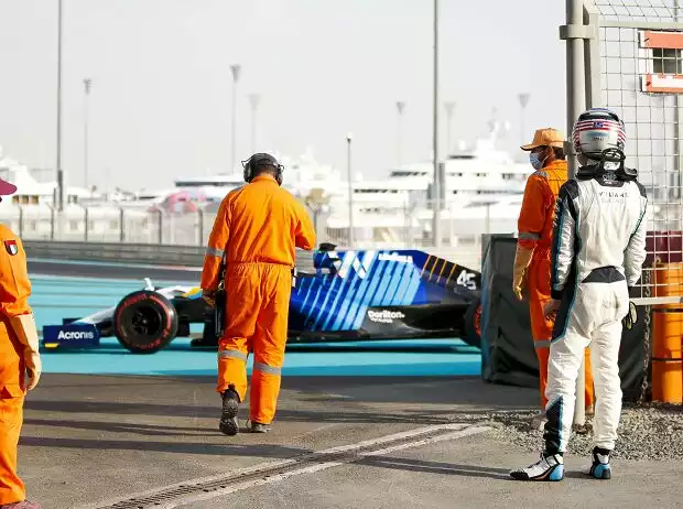 Titel-Bild zur News: Logan Sargeant (Williams) beim Formel-1-Test von Abu Dhabi 2021