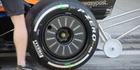 Bild zum Inhalt: McLaren testet LED-beleuchtete Radkappen in Abu Dhabi