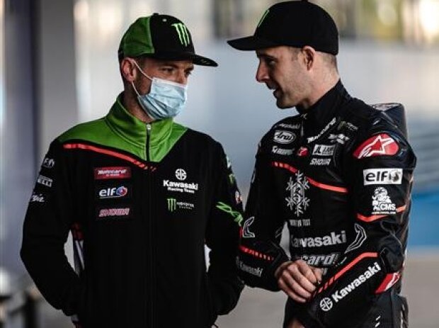 Alex Lowes und Jonathan Rea