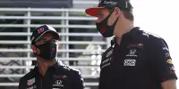 Bild zum Inhalt: Max Verstappen: "Checo ist einfach ein erstaunlicher Mensch"