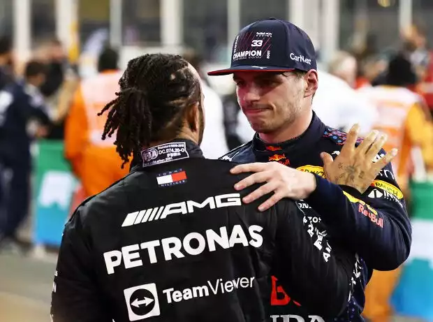 Lewis Hamilton, Max Verstappen Titel-Bild zur News: Lewis Hamilton, Max Verstappen