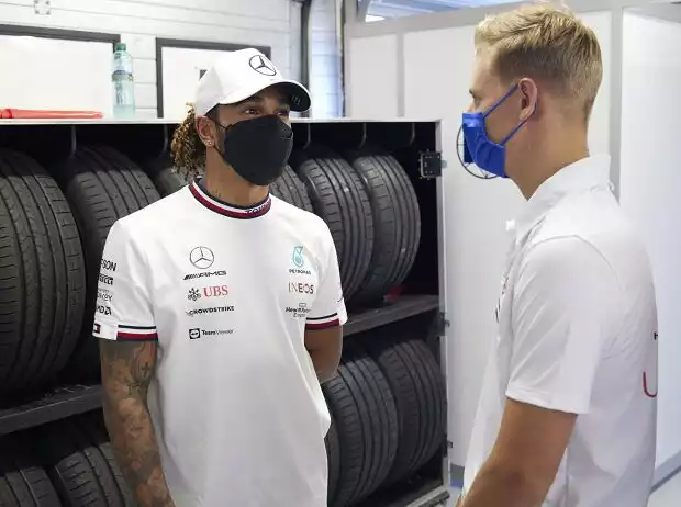 Lewis Hamilton, Mick Schumacher Titel-Bild zur News: Lewis Hamilton, Mick Schumacher