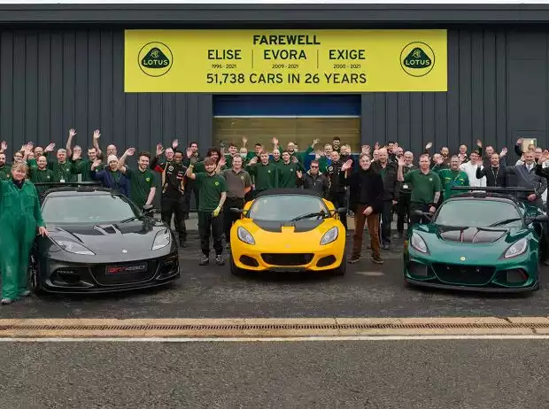 Produktionsende von Lotus Elise, Exige und Evora Titel-Bild zur News: Produktionsende von Lotus Elise, Exige und Evora