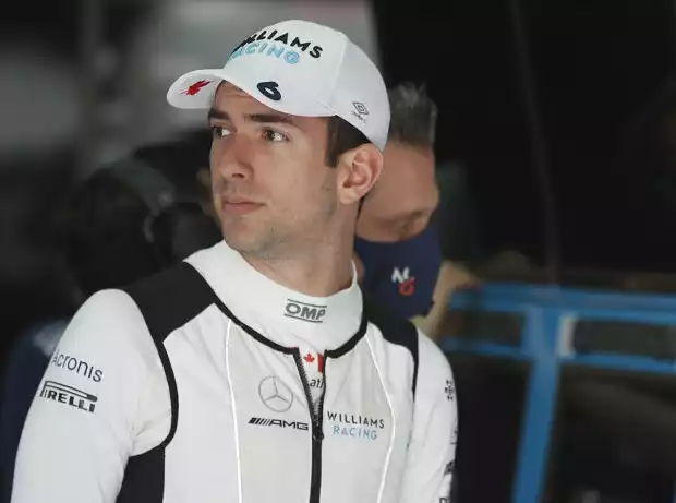 Nicholas Latifi in der Williams-Garage Titel-Bild zur News: Nicholas Latifi in der Williams-Garage