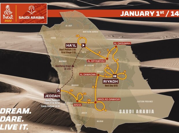 Dakar Route 2022 Dakar Route 2022