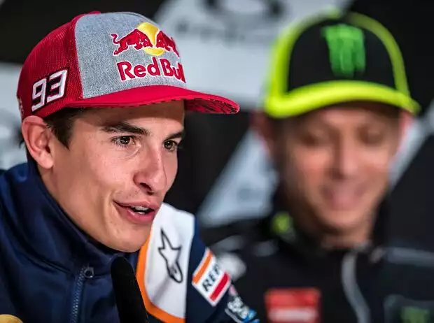 Marc Marquez, Valentino Rossi Titel-Bild zur News: Marc Marquez, Valentino Rossi