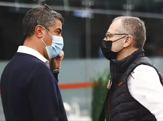 FIA-Rennleiter Michael Masi und Formel-1-Boss Stefano Domenicali Titel-Bild zur News: FIA-Rennleiter Michael Masi und Formel-1-Boss Stefano Domenicali