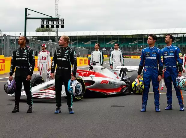 Carlos Sainz, Charles Leclerc, Lewis Hamilton, Kimi Räikkönen, Antonio Giovinazzi, Valtteri Bottas, George Russell, Nicholas Latifi, Lando Norris, Daniel Ricciardo, Mick Schumacher Titel-Bild zur News: Carlos Sainz, Charles Leclerc, Lewis Hamilton, Kimi Räikkönen, Antonio Giovinazzi, Valtteri Bottas, George Russell, Nicholas Latifi, Lando Norris, Daniel Ricciardo, Mick Schumacher