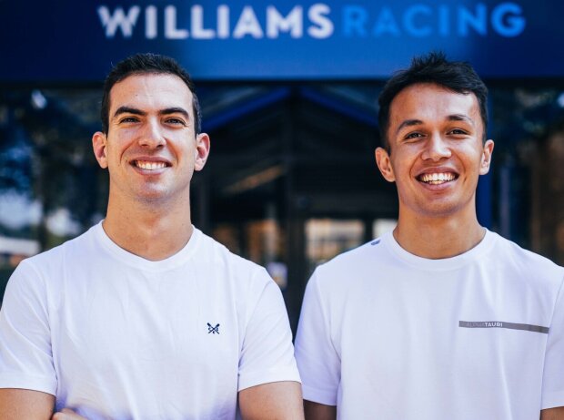 Titel-Bild zur News: Die Williams-Piloten Nicholas Latifi und Alexander Albon