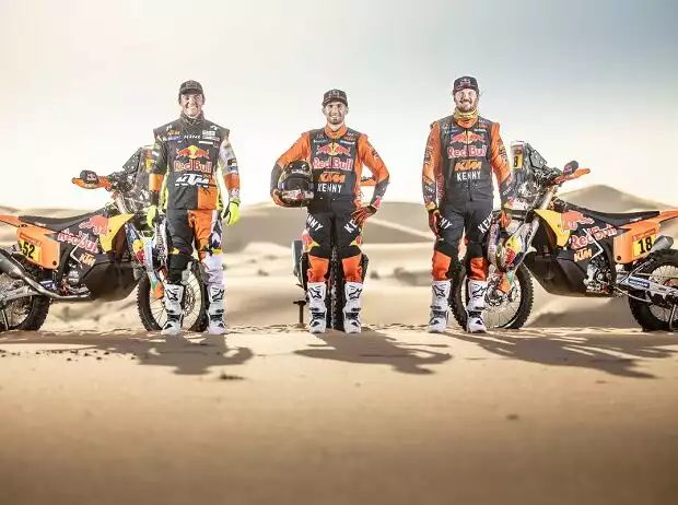 Mathias Walkner, Kevin Benavides, Toby Price Titel-Bild zur News: Mathias Walkner, Kevin Benavides, Toby Price