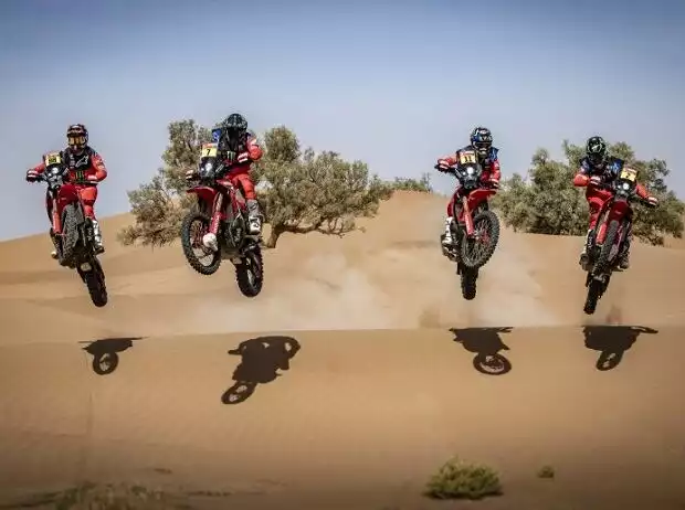 Honda Dakar-Team Titel-Bild zur News: Honda Dakar-Team