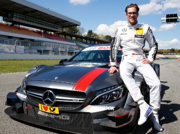Titel-Bild zur News: Maximilian Götz und sein HWA-Mercedes für die DTM-Saison 2016