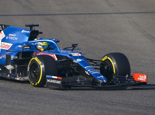 Oscar Piastri im Alpine A521 beim Formel-1-Test 2021 in Abu Dhabi Oscar Piastri im Alpine A521 beim Formel-1-Test 2021 in Abu Dhabi