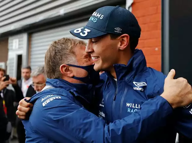 George Russell, Jost Capito Titel-Bild zur News: George Russell, Jost Capito