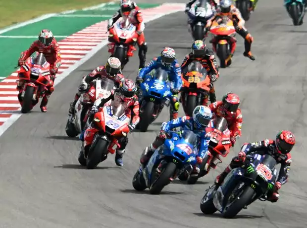 MotoGP-Action beim GP Amerika 2021 in Austin Titel-Bild zur News: MotoGP-Action beim GP Amerika 2021 in Austin