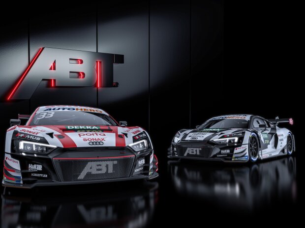 Die DTM-Designs des Abt-Teams von Rene Rast und Kelvin van der Linde für die Saison 2022 Die DTM-Designs des Abt-Teams von Rene Rast und Kelvin van der Linde für die Saison 2022