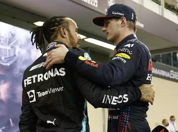Lewis Hamilton, Max Verstappen Titel-Bild zur News: Lewis Hamilton, Max Verstappen