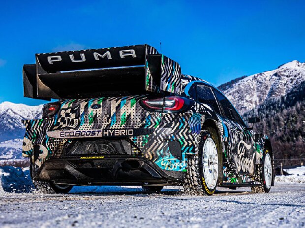 Titel-Bild zur News: Ford Puma Hybrid bei Tests im Januar 2022 in Frankreich