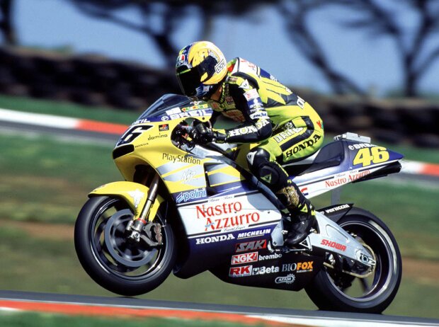 Valentino Rossi auf der Honda NSR500