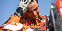 Bild zum Inhalt: Danilo Petrucci mit Blessuren im Dakar-Ziel: "Das Härteste in meinem Leben"