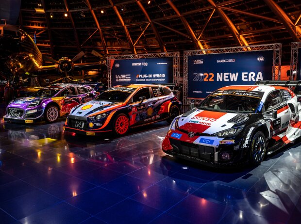 Titel-Bild zur News: Die Rally1-Autos von M-Sport, Hyundai und Toyota