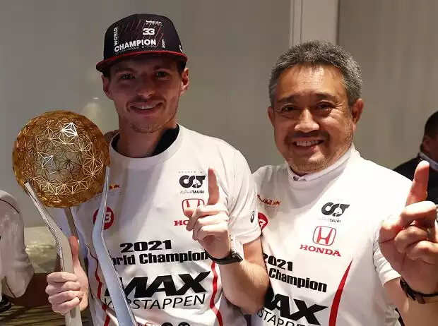 Max Verstappen, Masashi Yamamoto Titel-Bild zur News: Max Verstappen, Masashi Yamamoto