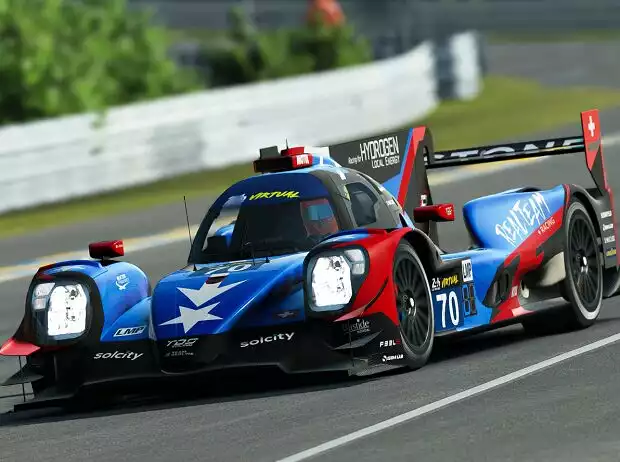 E-Sport: #70 Redline-Oreca von Felipe Drugovich bei den 24h Le Mans virtuell Titel-Bild zur News: E-Sport: #70 Redline-Oreca von Felipe Drugovich bei den 24h Le Mans virtuell