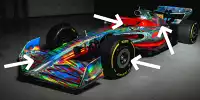 Designstudie für ein Formel-1-Auto 2022