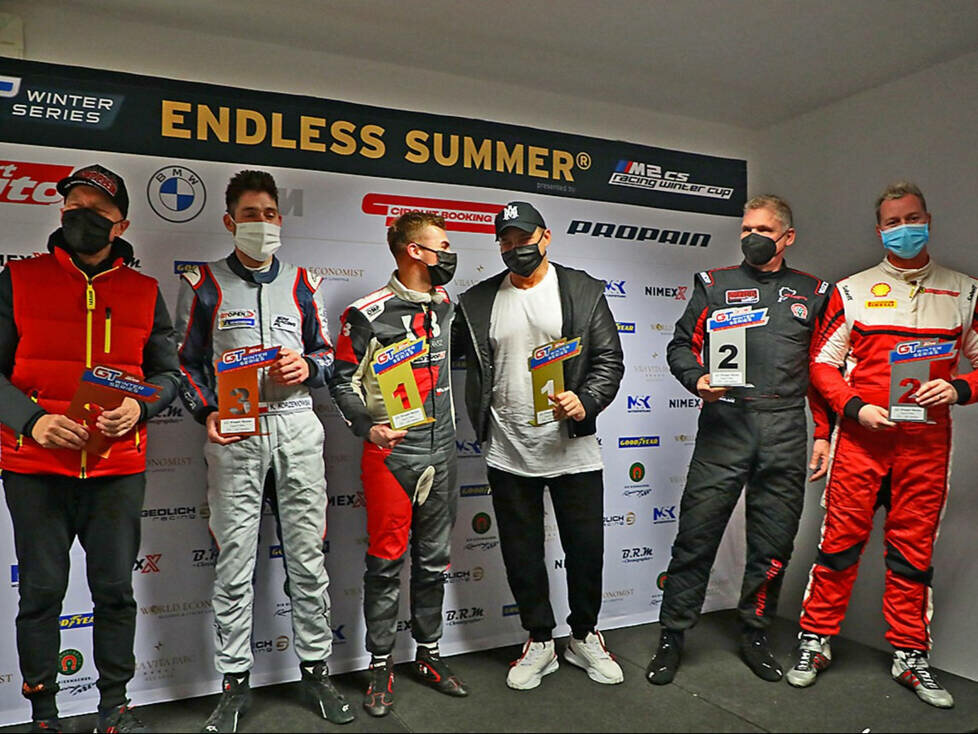 Siegerehrung der GT Winter Series