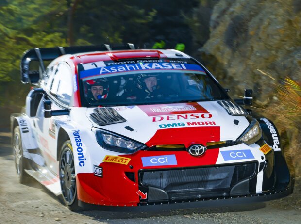 Sebastien Ogier beim Shakedown der Rallye Monte-Carlo 2022
