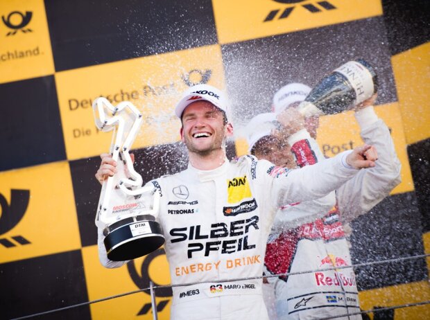 Maro Engel bei seinem einzigen DTM-Sieg in Moskau Maro Engel bei seinem einzigen DTM-Sieg in Moskau