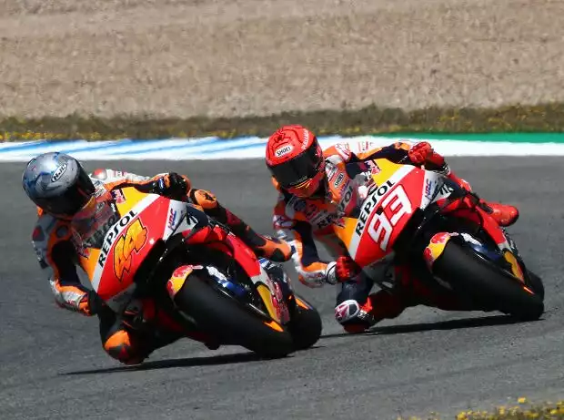 Pol Espargaro, Marc Marquez Titel-Bild zur News: Pol Espargaro, Marc Marquez