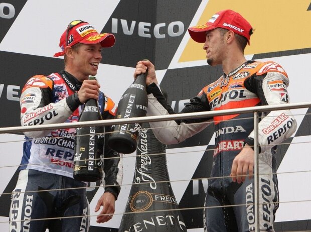 Casey Stoner, Andrea Dovizioso Casey Stoner, Andrea Dovizioso