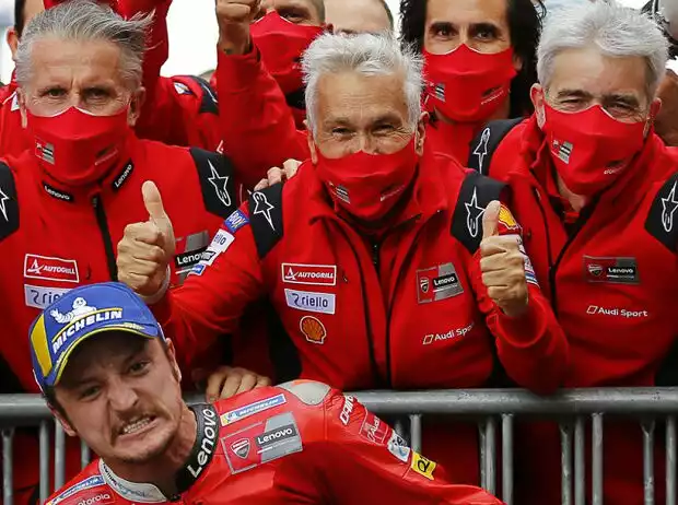 Paolo Ciabatti, Davide Tardozzi, Luigi "Gigi" Dall'Igna Titel-Bild zur News: Paolo Ciabatti, Davide Tardozzi, Luigi "Gigi" Dall'Igna