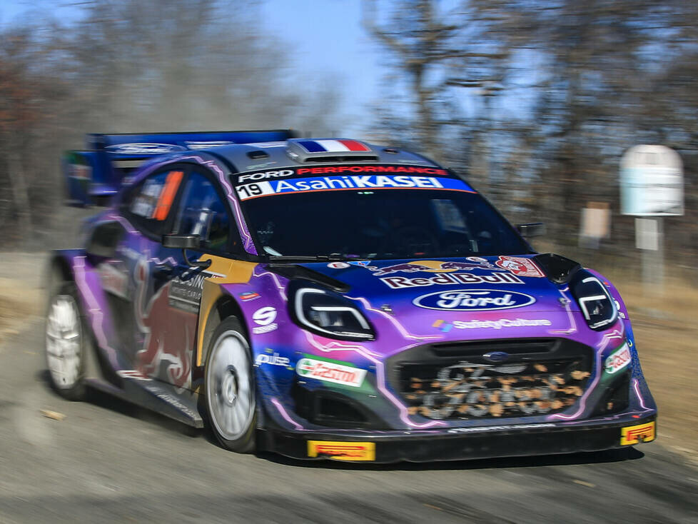 Sebastien Loeb im Ford Puma Rally1 bei der Rallye Monte-Carlo 2022