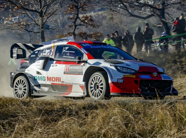 Sebastien Ogier im Toyota GR Yaris Rally1 bei der Rallye Monte-Carlo 2022 Sebastien Ogier im Toyota GR Yaris Rally1 bei der Rallye Monte-Carlo 2022