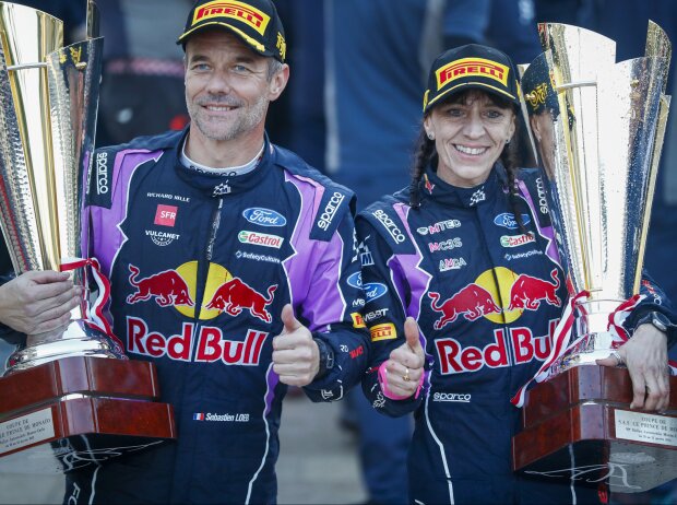 Sebastien Loeb und Isabelle Galmiche Sebastien Loeb und Isabelle Galmiche