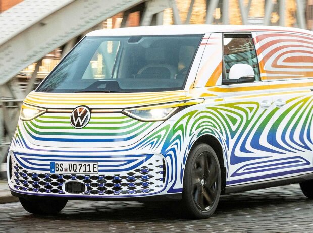 Titel-Bild zur News: Volkswagen ID. Buzz Teaser Januar 2022