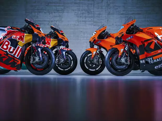 KTM RC16 und Tech-3-KTM RC16 für die MotoGP-Saison 2022 Titel-Bild zur News: KTM RC16 und Tech-3-KTM RC16 für die MotoGP-Saison 2022